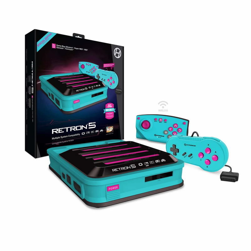 RetroN 5: HD Gaming Console for GBA / GBC / GB / Super NES / NES / Super Famicom / Famicom / Genesis / Mega Drive / Master System (Hyper Beach) image 1
