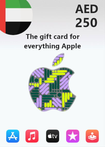 Apple Gift Card 250 AED | United Arab Emirates Account <span class="ext ext_digital">digital</span> image 1