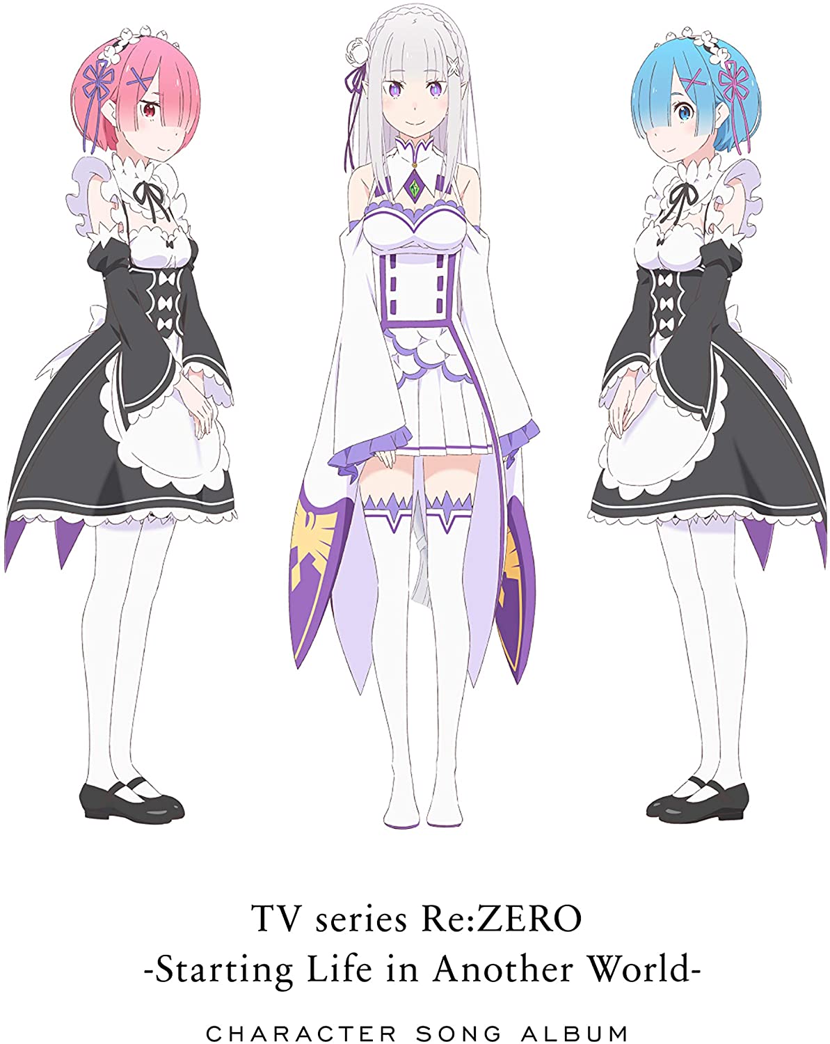 Re:Zero - Starting Life In Another World 2nd Season (Anime) Character Song  Album (Emilia (Rie Takahashi), Rem (Inori Minase), Ram (Rie Murakawa))