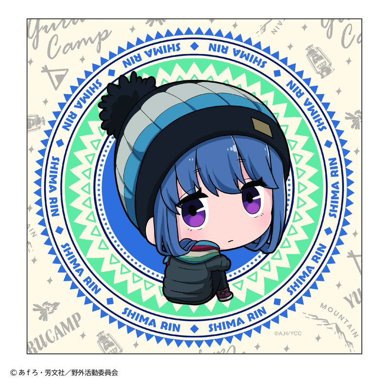 Yurucamp Season 2 - Bocchi-kun Series PackeTowel Shima Rin image 1