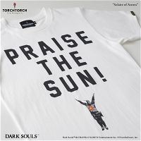 Dark Souls Torch Torch T-shirt Collection Encore: Solaire of Astora 2021 Ver. Vanilla White (M Size)