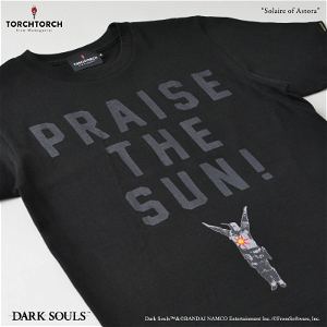 Dark Souls Torch Torch T-shirt Collection Encore: Solaire of Astora 2021 Ver. Black (M Size)