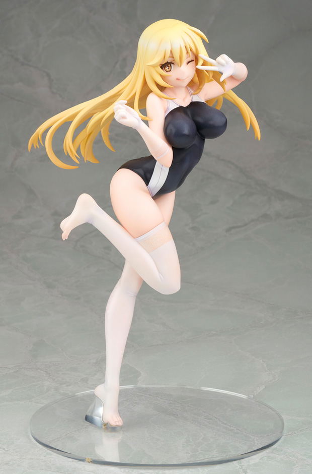 A Certain Scientific Railgun T 1/7 Scale Pre-Painted Figure: Misaki Shokuhou School Swimsuit and Knee-high Socks Ver. image 2