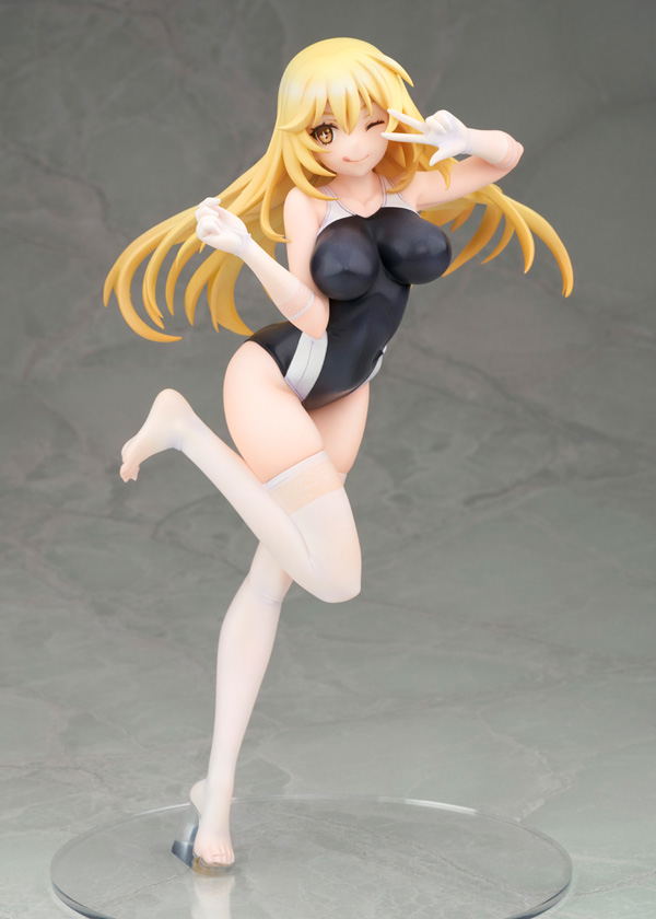 A Certain Scientific Railgun T 1/7 Scale Pre-Painted Figure: Misaki Shokuhou School Swimsuit and Knee-high Socks Ver. image 3