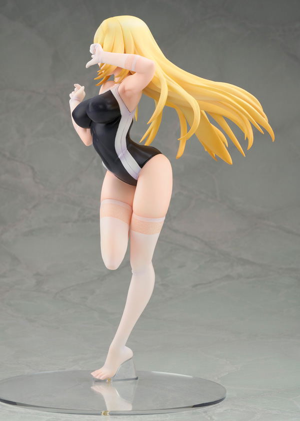 A Certain Scientific Railgun T 1/7 Scale Pre-Painted Figure: Misaki Shokuhou School Swimsuit and Knee-high Socks Ver. image 6