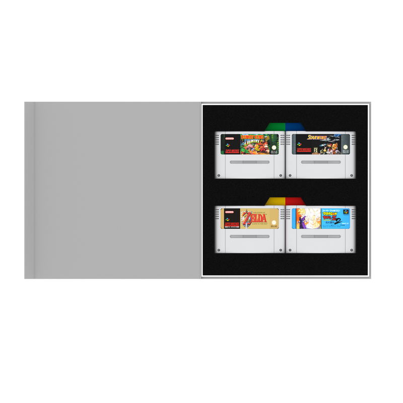Book4Games Precision Game Storage for Super Famicom / Super Nintendo image 6