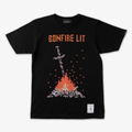 Dark Souls Torch Torch T-shirt Collection Encore: 8bit Bonfire 2021 Ver. Black (S Size) thumbnail 1