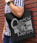 Higurashi When They Cry - Hauu Takeaway Large Tote Bag Black thumbnail 2