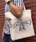 Higurashi When They Cry - Nipa ☆ Large Tote Bag Natural thumbnail 2