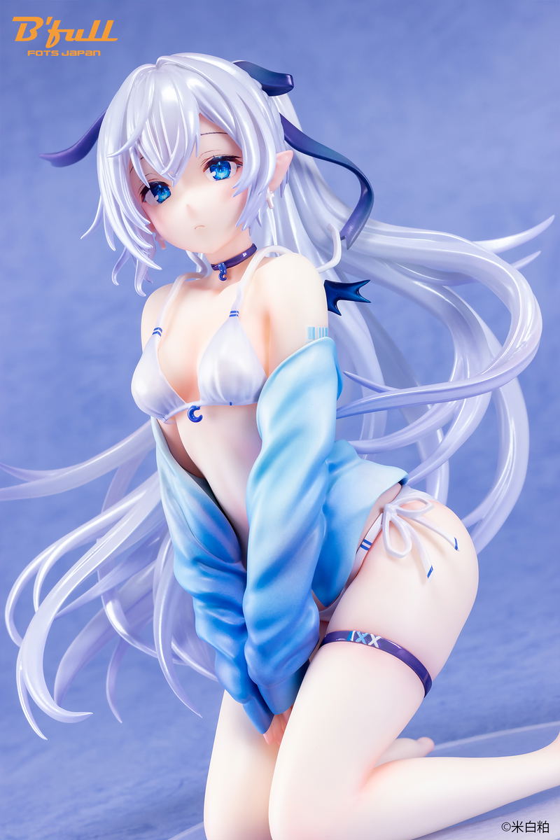 Kasu Komeshiro Original Illustration 1/7 Scale Pre-Painted Figure: Aqua-chan image 13