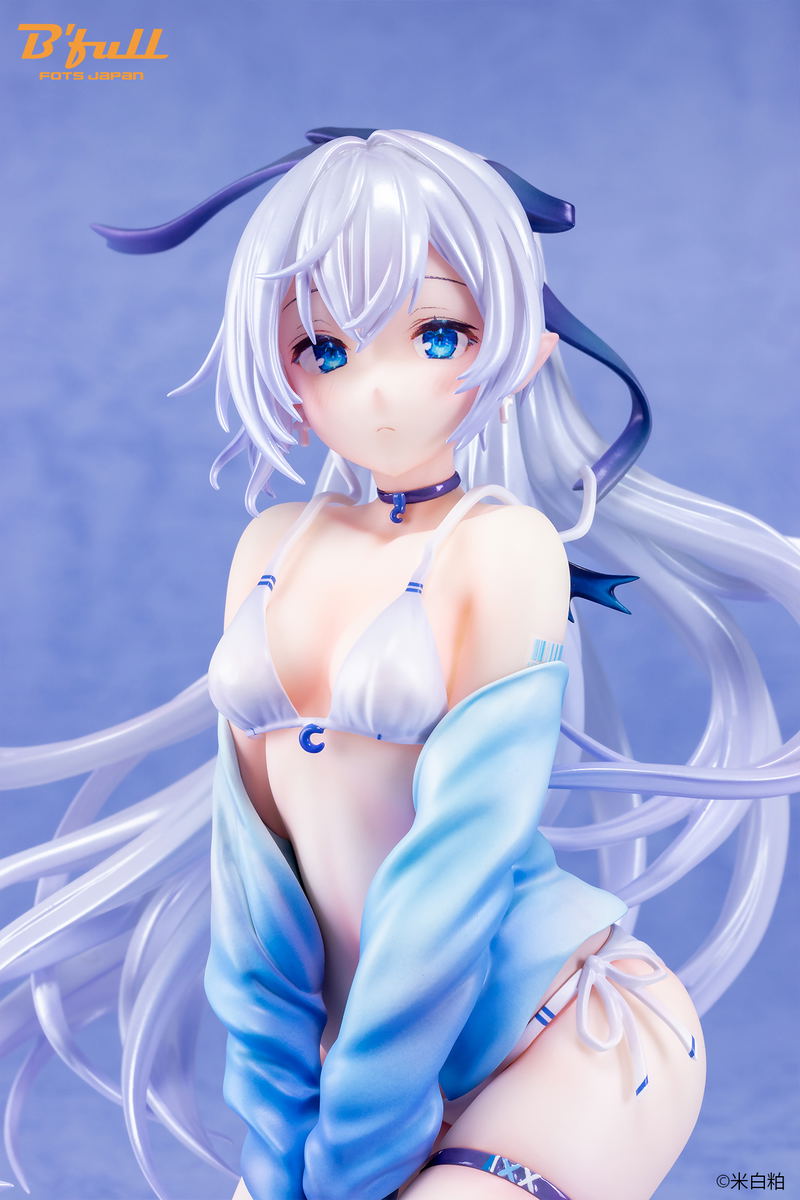 Kasu Komeshiro Original Illustration 1/7 Scale Pre-Painted Figure: Aqua-chan image 9