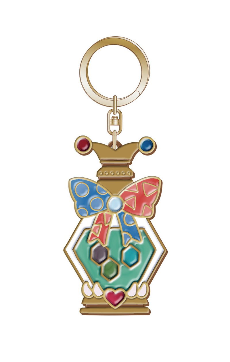 Kirby's Dream Land - KIRBY Mystic Perfume Stained Glass Style Key Chain Marx image 1