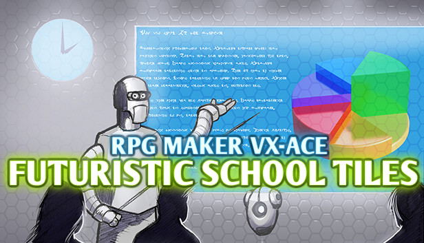 RPG Maker VX Ace: Futuristic School Tiles (DLC) <span class="ext" style="background-color: #2a475e; color: #FFFFFF;">STEAM</span> <span class="ext" style="background-color: #B0000F; color: #FFFFFF;">DLC</span> <span class="ext ext_digital">digital</span> image 1