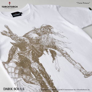 Dark Souls Torch Torch T-shirt Collection Encore: Twin Princes 2021 Ver. White (M Size)_