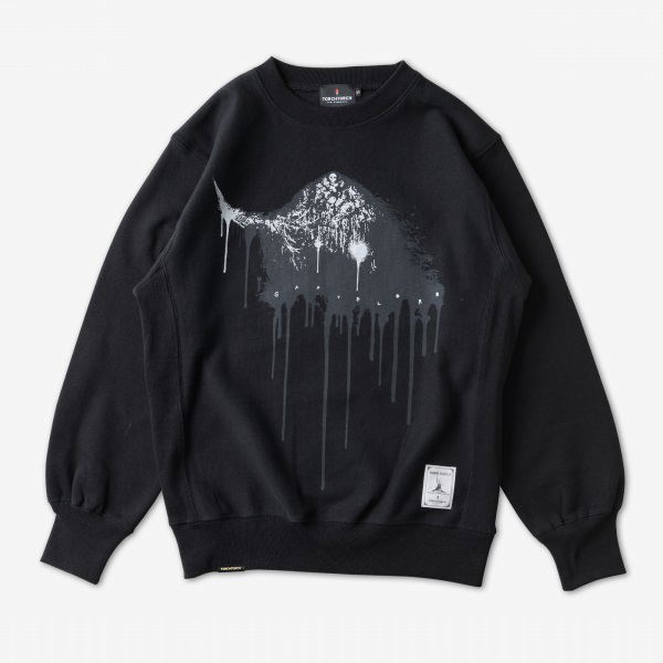 Dark Soul x Torch Torch / Gravelord Nito Sweat Shirt Black (XXL Size) image 1