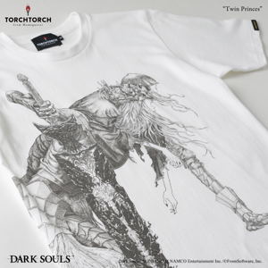 Dark Souls Torch Torch T-shirt Collection Encore: Twin Princes 2021 Ver. Vanilla White (L Size)_