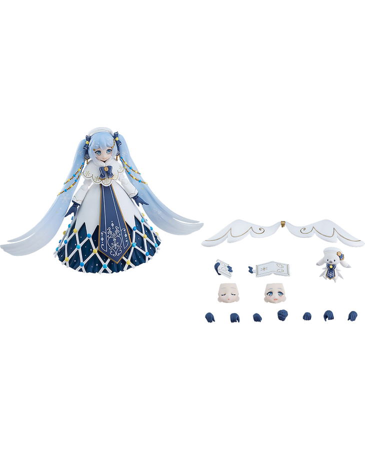 figma No. EX-064 Character Vocal Series 01 Hatsune Miku: Snow Miku Glowing Snow Ver. [GSC Online Shop Exclusive Ver.] image 1