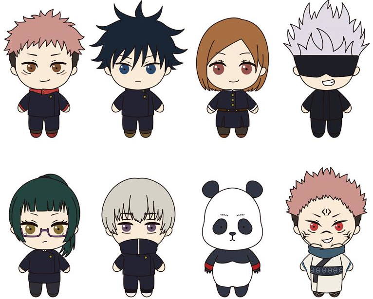 Jujutsu Kaisen PuchiNui Mascot (Set of 8 Pieces) (Re-run)