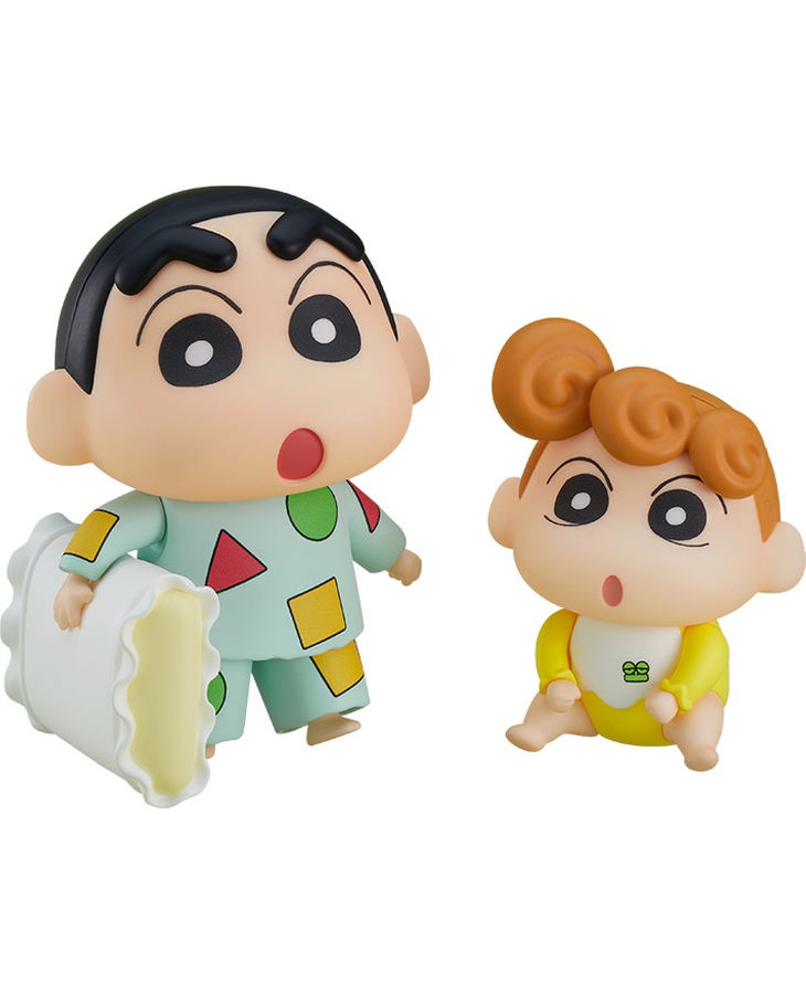Nendoroid No. 1565 Crayon Shin-chan: Shinnosuke Nohara Pajama Ver. & Himawari image 1
