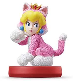 amiibo Super Mario Series Figure Double Set (Cat Mario / Cat Peach)