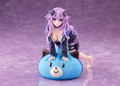 Hyperdimension Neptunia 1/8 Scale Pre-Painted Figure: Dimensional Traveler Neptune Waking Up Ver. thumbnail 10