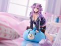 Hyperdimension Neptunia 1/8 Scale Pre-Painted Figure: Dimensional Traveler Neptune Waking Up Ver. thumbnail 3