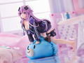 Hyperdimension Neptunia 1/8 Scale Pre-Painted Figure: Dimensional Traveler Neptune Waking Up Ver. thumbnail 7