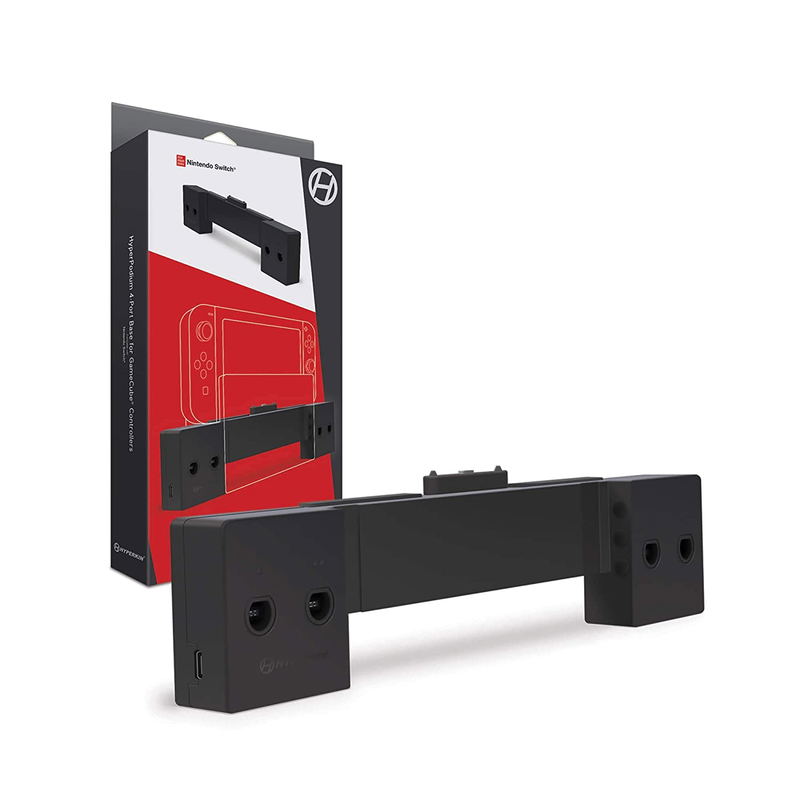 HyperPodium 4-Port Controller Base for GameCube Compatible With Nintendo Switch image 1