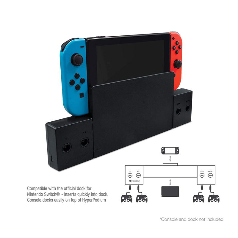 HyperPodium 4-Port Controller Base for GameCube Compatible With Nintendo Switch image 2