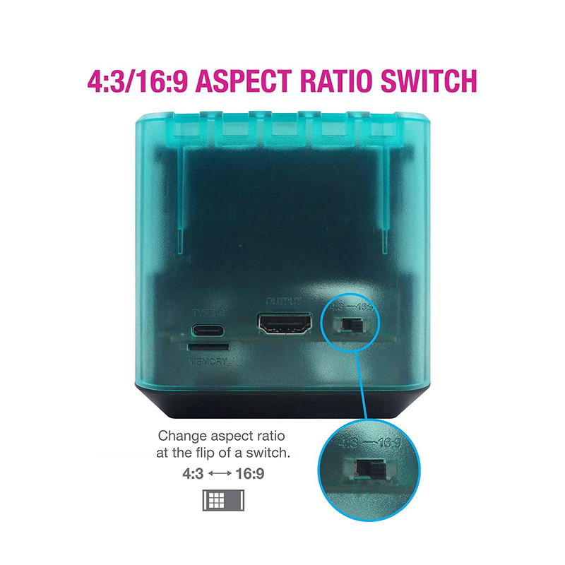 RetroN Sq: HD Gaming Console for Game Boy / Game Boy Color / Game Boy Advance (Hyper Beach) image 7