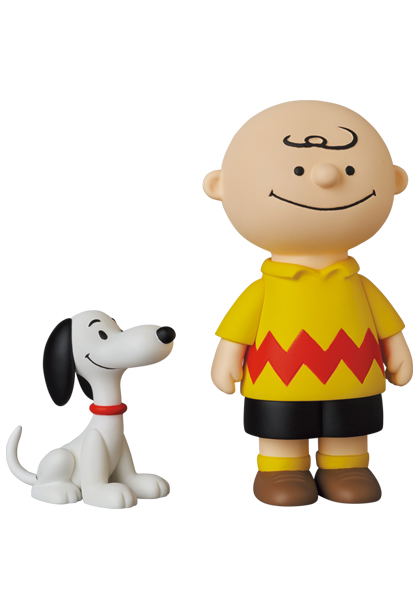 Ultra Detail Figure No. 618 Peanuts Series 12: 50's Charlie Brown and Snoopy image 1