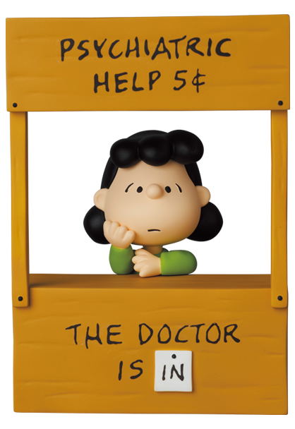 Ultra Detail Figure No. 619 Peanuts Series 12: Psychiatric Help Lucy image 1