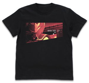 Higurashi When They Cry - Rena When They Cry T-shirt Black (L Size)