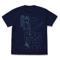 Evangelion - Kaworu Nagisa in uniform T-shirt Navy (S Size) thumbnail 1