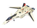 Macross Plus 1/60 Scale Pre-Painted PVC Figure: Perfect Transformation YF-19 New Version With Fast Pack (Re-run) thumbnail 1