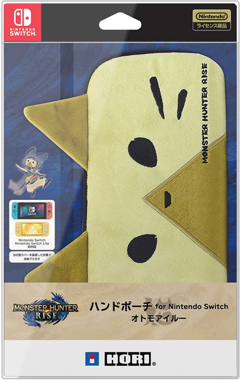 Monster Hunter Rise Hand Pouch for Nintendo Switch (Otomo Airou) image 6