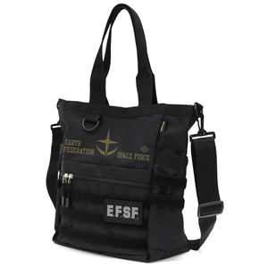 Mobile Suit Gundam - Earth Federation Forces Functional Tote Bag Black_