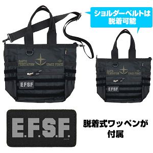 Mobile Suit Gundam - Earth Federation Forces Functional Tote Bag Black