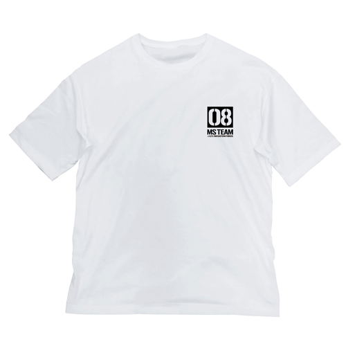 Mobile Suit Gundam 08th MS Squadron - 08th MS Squadron Big Silhouette T-shirt White (XL Size) image 2