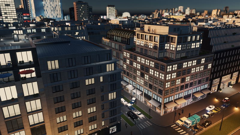 Cities: Skylines - Content Creator Pack: Modern City Center (DLC) <span class="ext" style="background-color: #B0000F; color: #FFFFFF;">DLC</span> <span class="ext" style="background-color: #2a475e; color: #FFFFFF;">STEAM</span> <span class="ext ext_digital">digital</span> image 10
