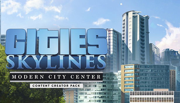 Cities: Skylines - Content Creator Pack: Modern City Center (DLC) <span class="ext" style="background-color: #B0000F; color: #FFFFFF;">DLC</span> <span class="ext" style="background-color: #2a475e; color: #FFFFFF;">STEAM</span> <span class="ext ext_digital">digital</span> image 1