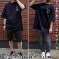 Mobile Suit Gundam 08th MS Squadron - 08th MS Squadron Big Silhouette T-shirt Navy (L Size) thumbnail 5