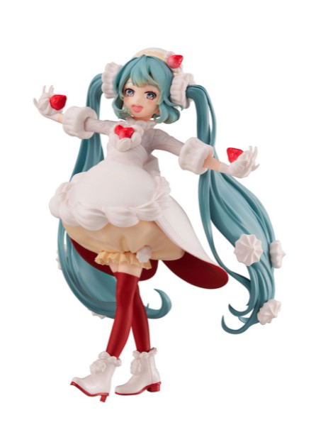 Vocaloid Hatsune Miku Sweet Tea Time Figure Strawberry Short image 1