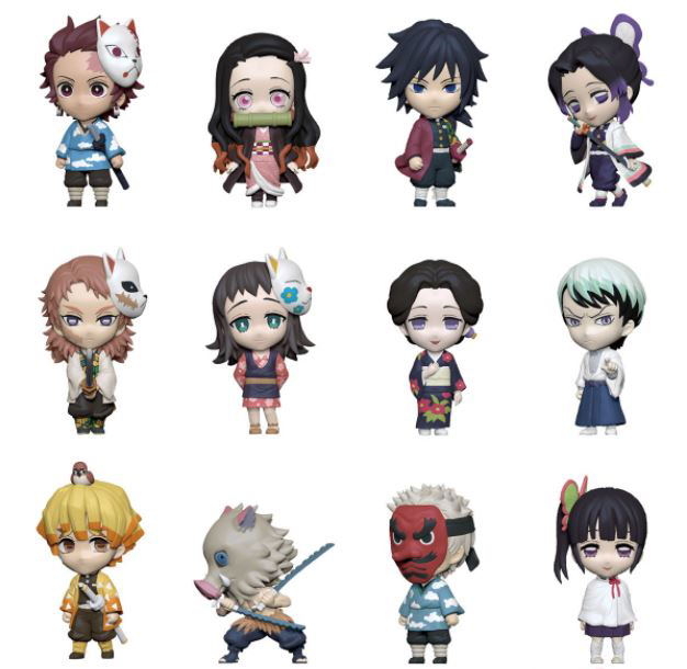 Anime Chara Heroes Demon Slayer: Kimetsu no Yaiba Vol. 1 (Set of 12 Pieces) image 1