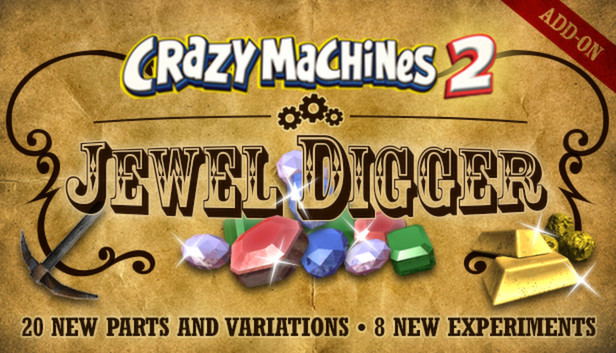 Crazy Machines 2: Jewel Digger (DLC) DLC STEAM digital — Import Game Deal