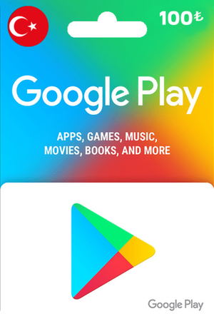 Google Play TRY 100 Gift Card | Turkey Account_