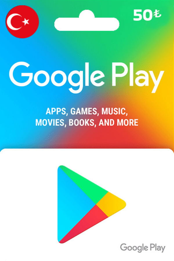 Google Play TRY 50 Gift Card | Turkey Account digital