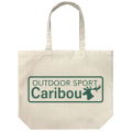 Yurucamp - Caribou Large Tote Bag Natural thumbnail 1