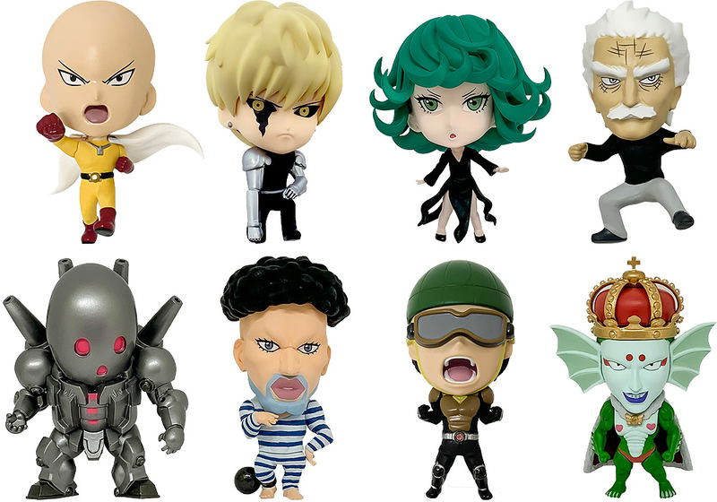 16d Collectible Figure Collection: One Punch Man Vol. 2 (Set of 8 Pieces) image 1