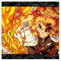Demon Slayer: Kimetsu No Yaiba - Kyojuro Rengoku Cushion Cover thumbnail 1